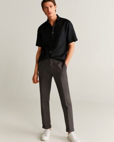 100% linen regular fit shirt